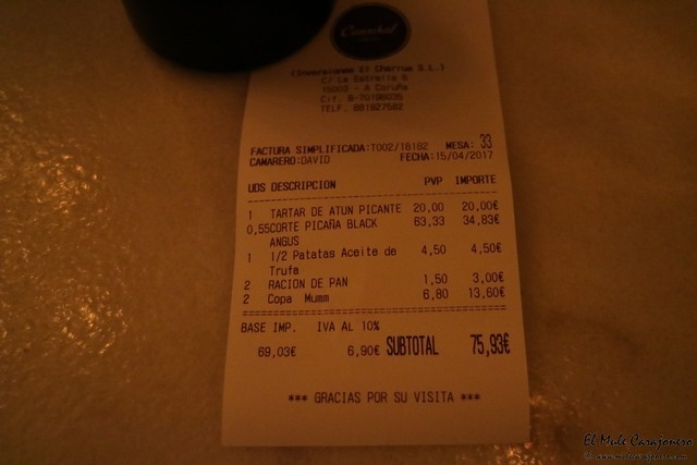 Cannibal restaurante Coruña Galicia