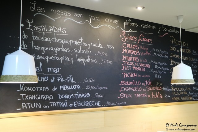 Hidalgo 56 restaurante San Sebastian