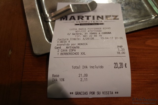 vermuteria martinez coruña Galicia