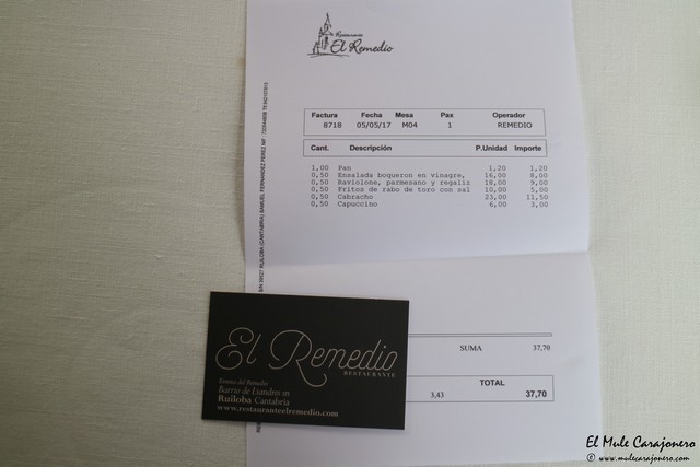 Restaurante El Remedio Ruiloba