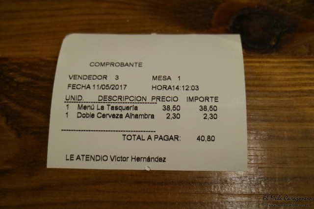 Restaurante la Tasqueria Madrid