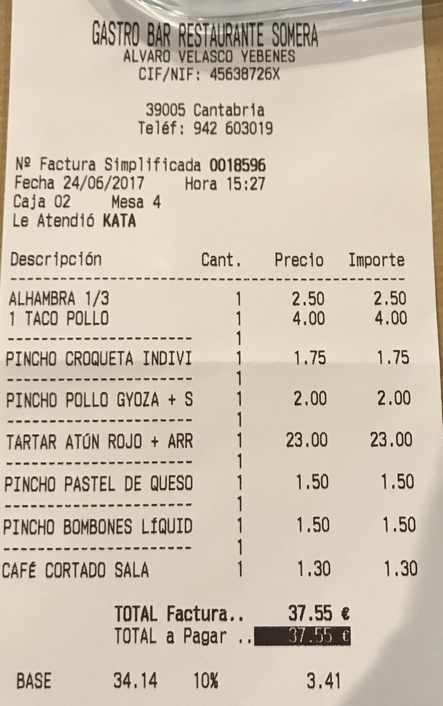 Somera Laredo Restaurante Tasca Ilustrada