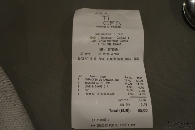 Restaurante Matices Santander Peña Herbosa