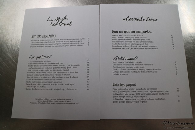 Santa luzia Carta de verano 2017