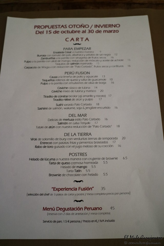 Restaurante Palo Cortado Santander
