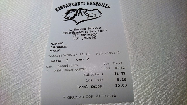 Restaurante Ronquillo Ramales de la Victoria Cantabria