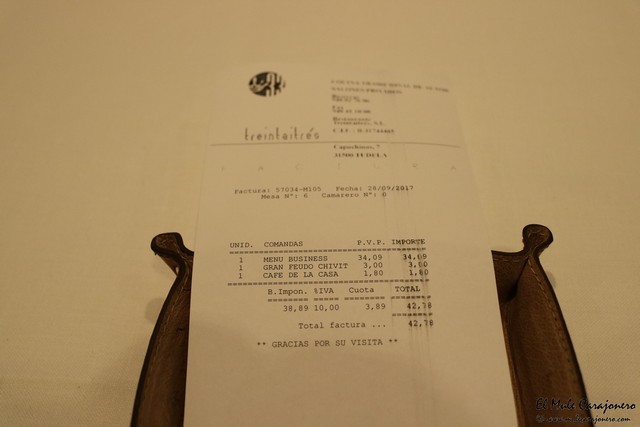 Tudela 33 menu Bussines