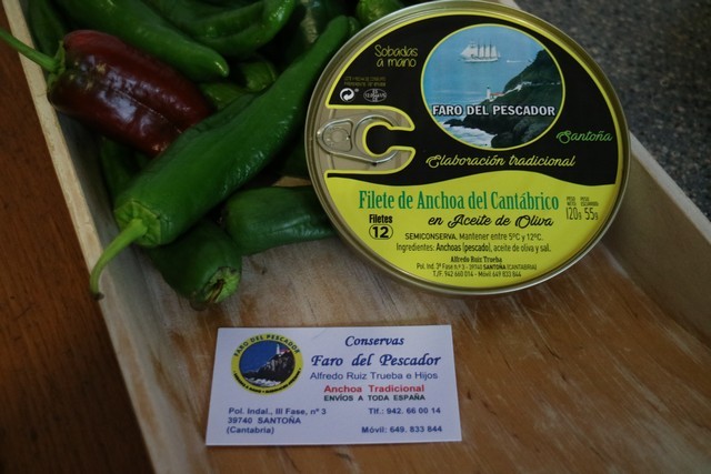 Anchoas el Faro del Pescador Santoña Cantabria