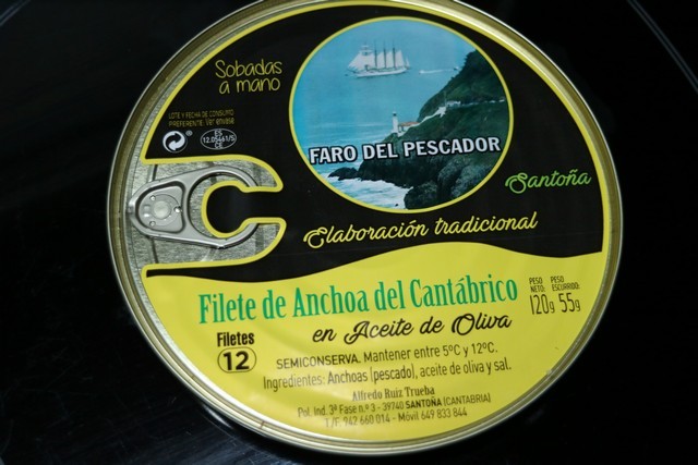 Anchoas el Faro del Pescador Santoña Cantabria