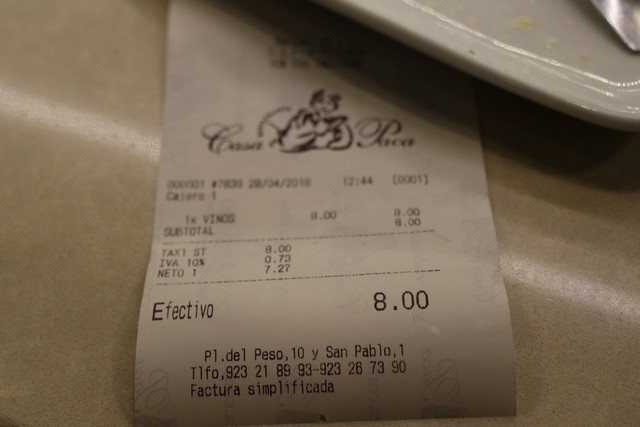 Restaurante Casa Paca Salamanca