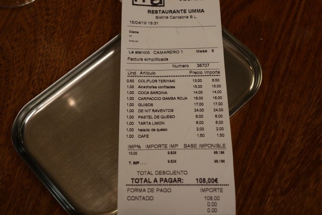 Restaurante Umma Santander
