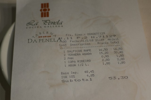 Restaurante La Penela Coruña
