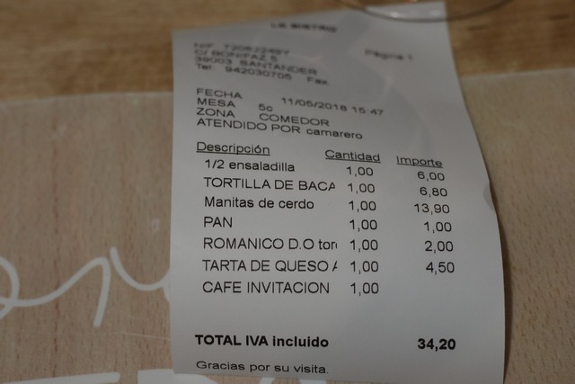 Restaurante Le Bistro Santander