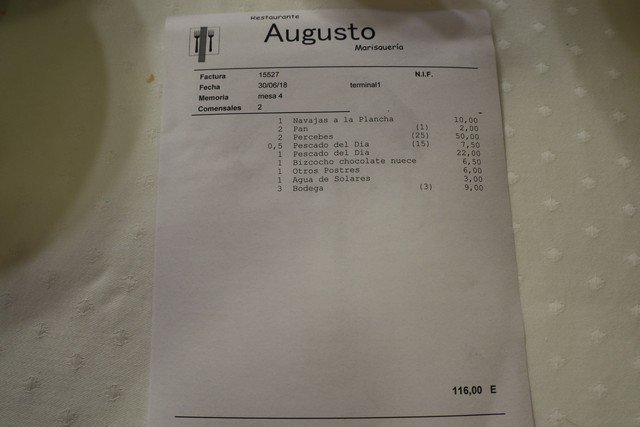 Marisqueria Augusto San Vicente de la Barquera