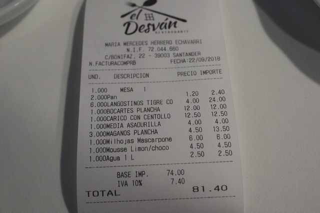 El Desvan restaurante Santander