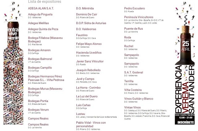 expositores verema