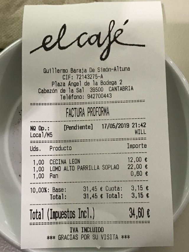 El Cafe Cabezon de la Sal