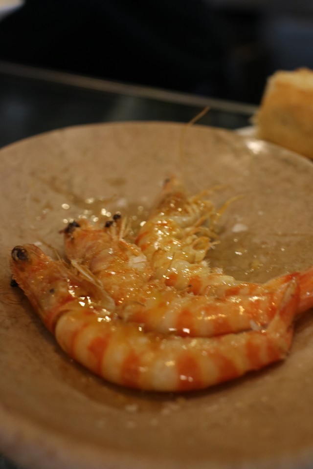 Restaurante El Remedio Ruiloba gambas plancha