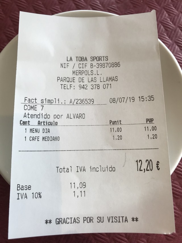 Restaurante La Toba Santander