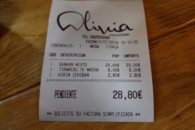 Restaurante Olivia Santander