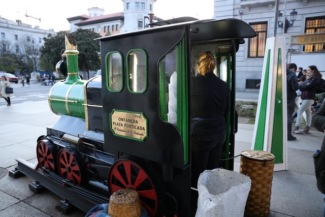Castañas en la Plaza Porticada Santander
