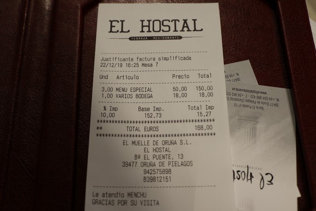 restaurante el Hostal Oruña