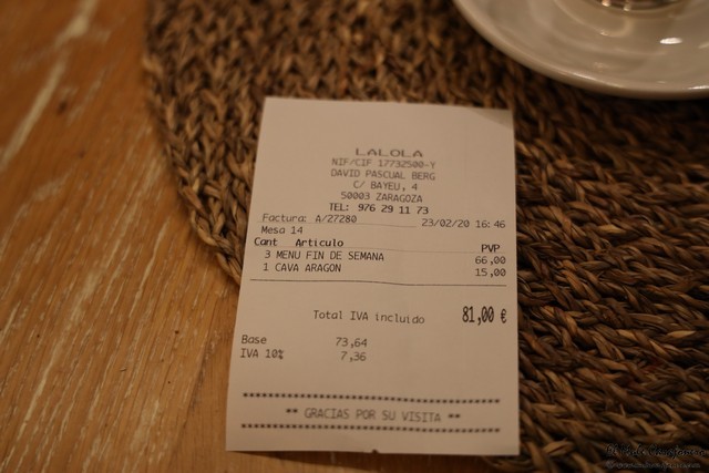 Restaurante la lola Zaragoza