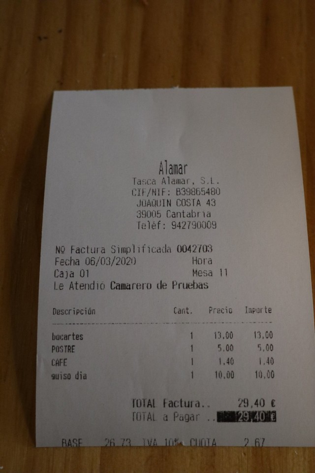 Taberna Alamar Santander