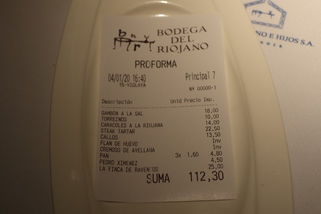 Bodega del Riojano Santander