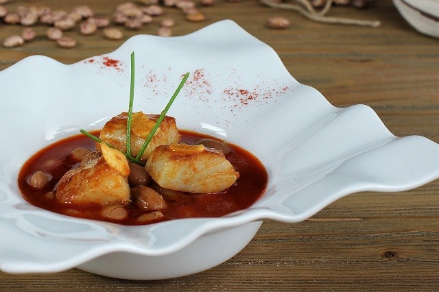 alubias pintas con bacalao 002
