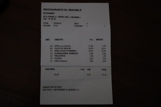 Restaurante el Redoble Puente Arce