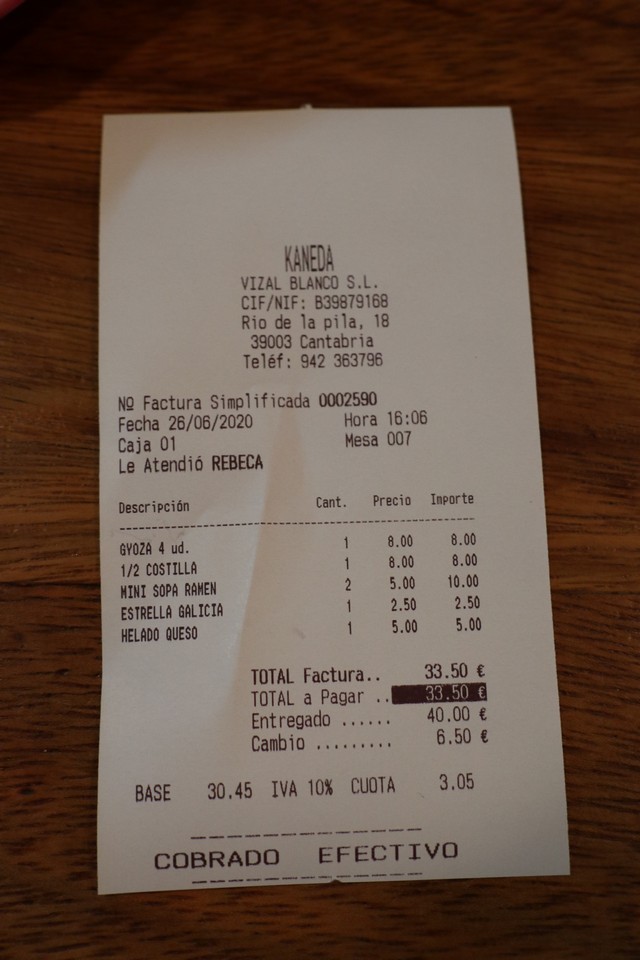 Restaurante KANEDA Santander