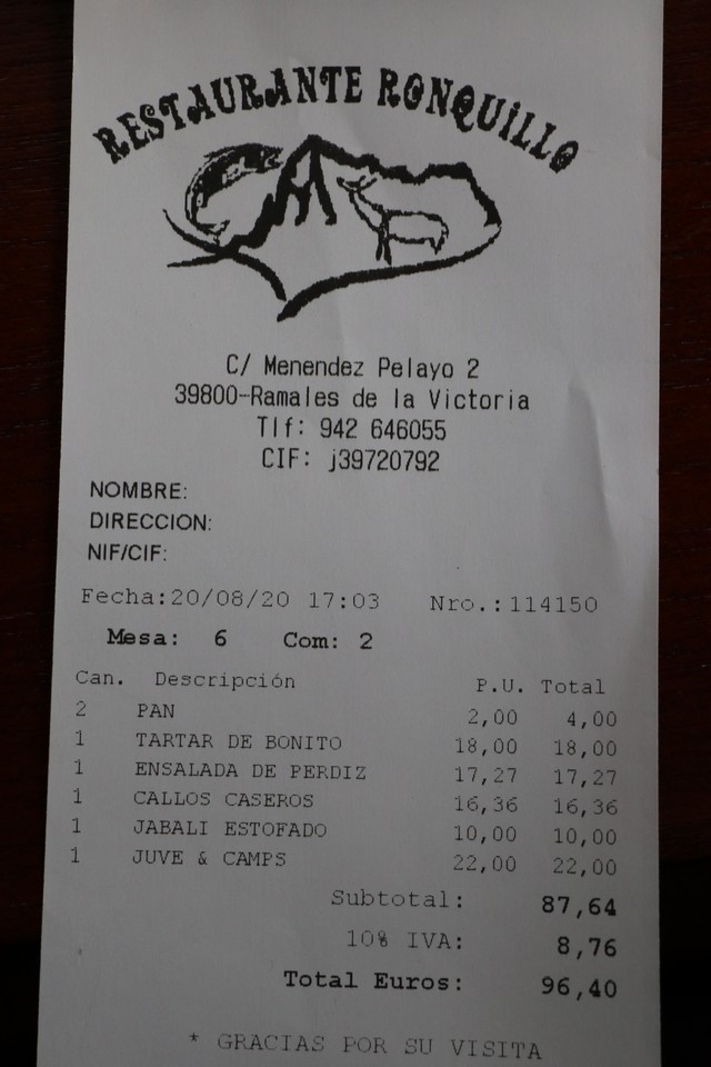 Restaurante Ronquillo Ramales