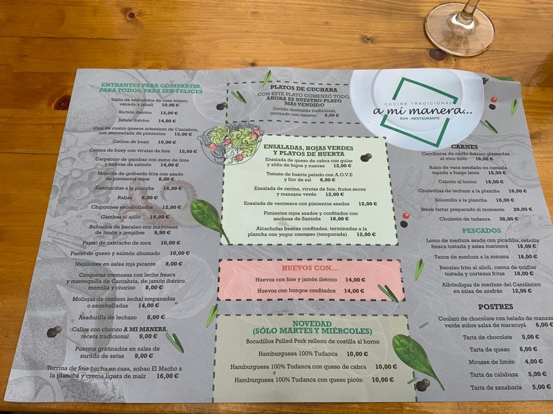 Restaurante A Mi Manera Santander