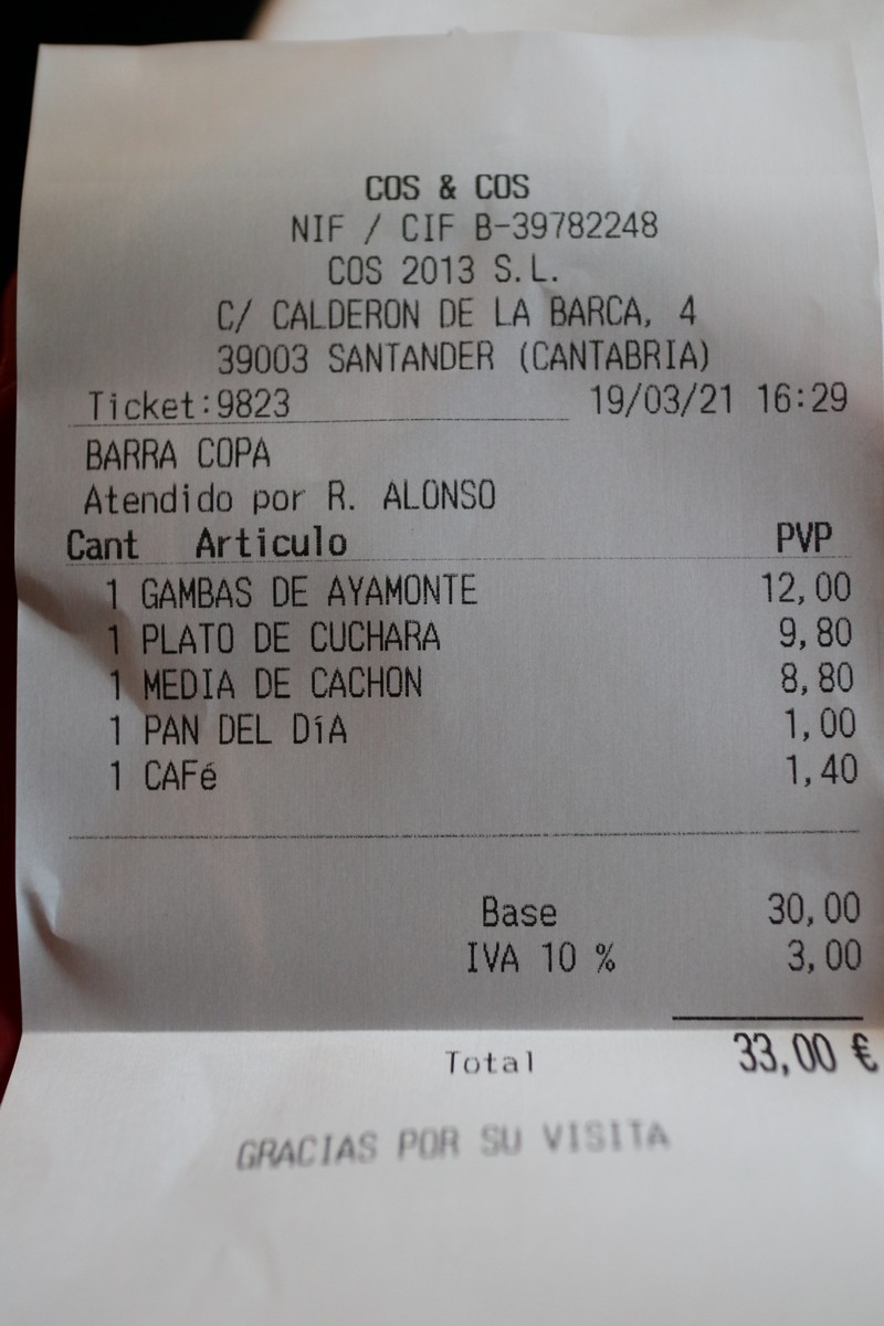 Bar Cos Santander