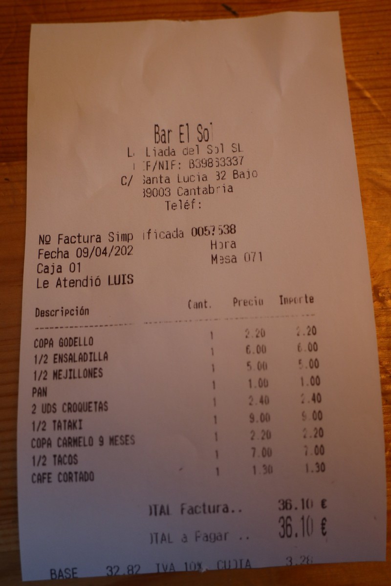 Restaurante el Sol Santander