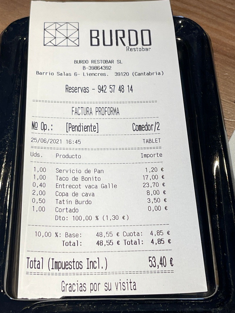 Restaurante Burdo Liencres