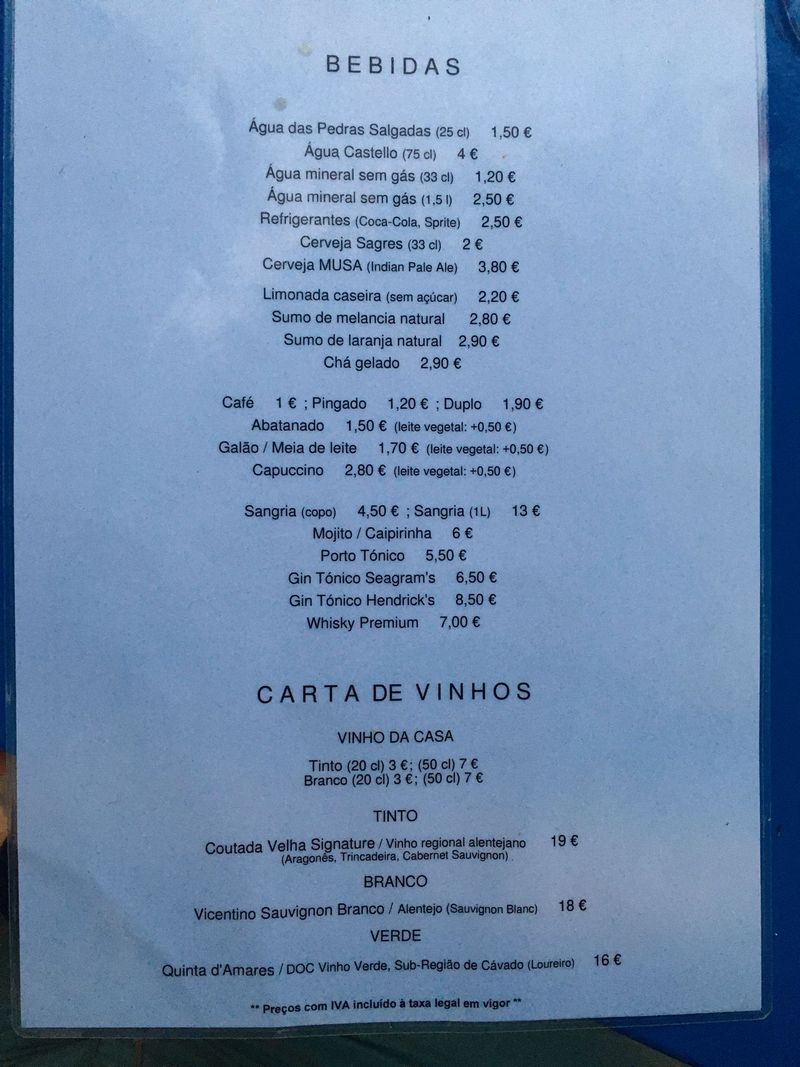 Bar da Praia Odeceixe