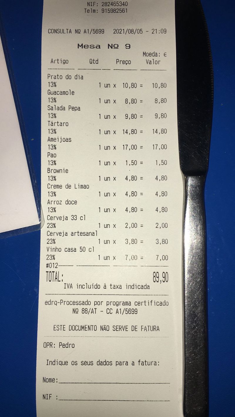 Bar da Praia Odeceixe
