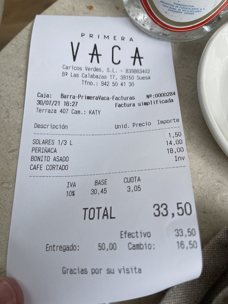 Suera Restaurante Primera Vaca