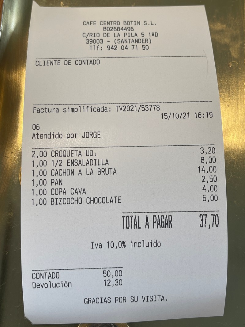 Santander El Café Centro Botín