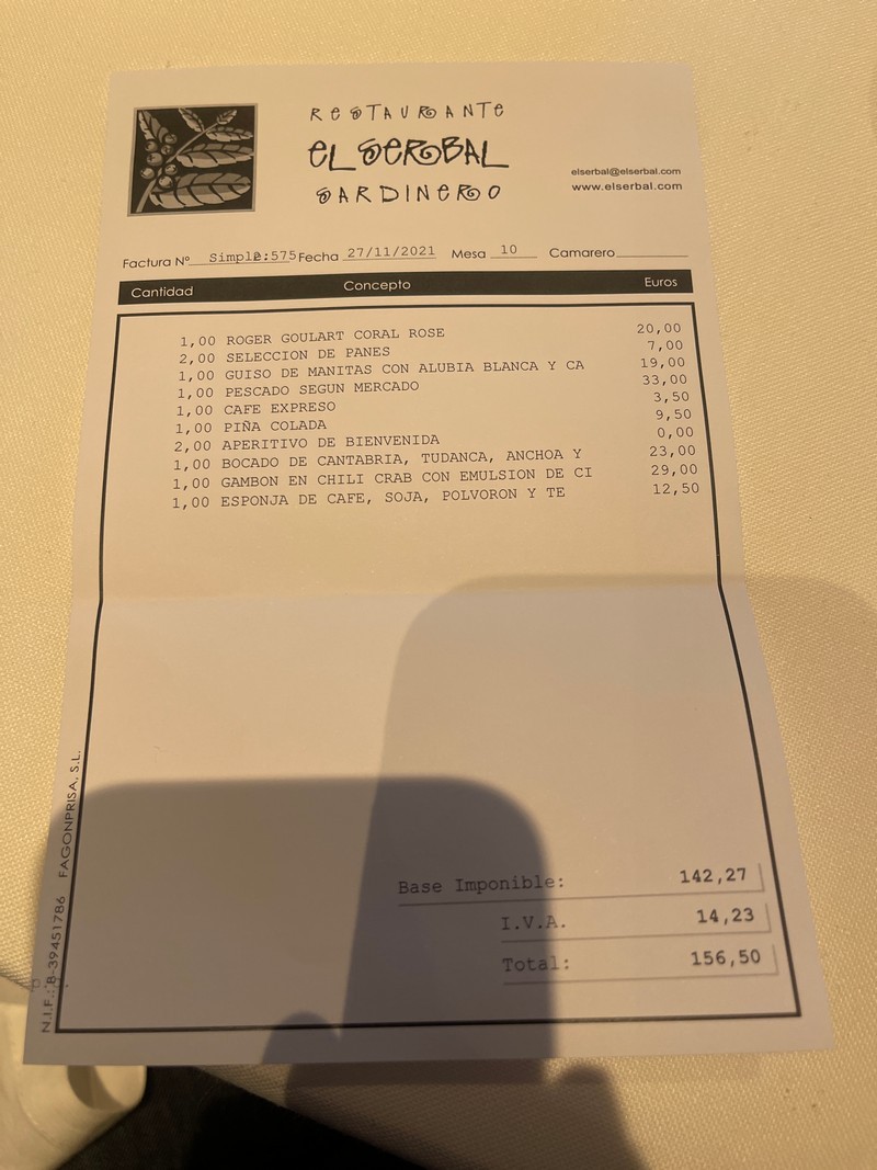 Restaurante El Serbal Santander