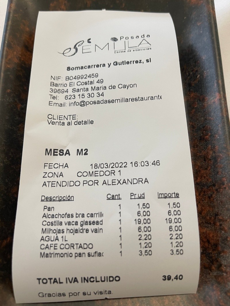 Restaurante Semilla Santa Maria de Cayón