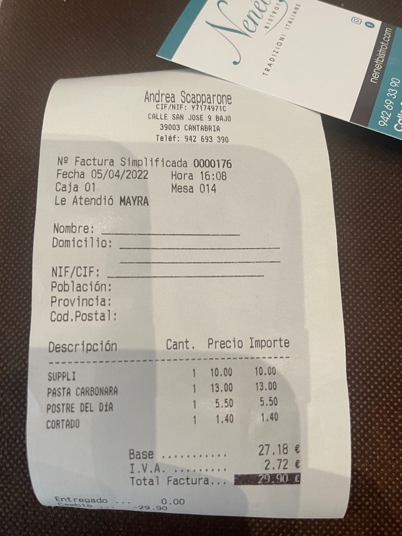 Santander Nenet Bistro