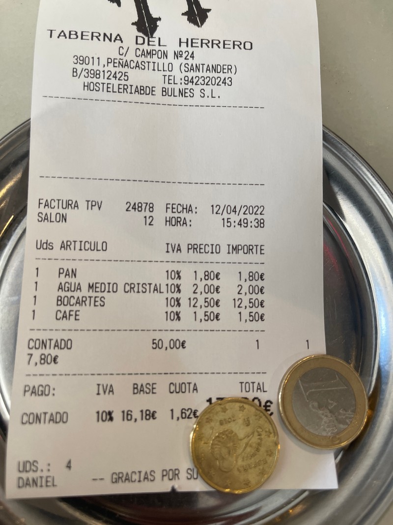 Santander la Taberna del Herrero