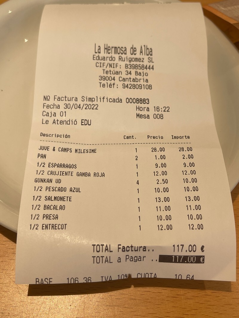 Restaurante la Hermosa de Alba