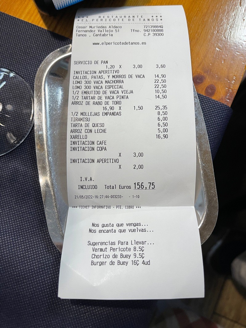 Restaurante El Pericote de Tanos