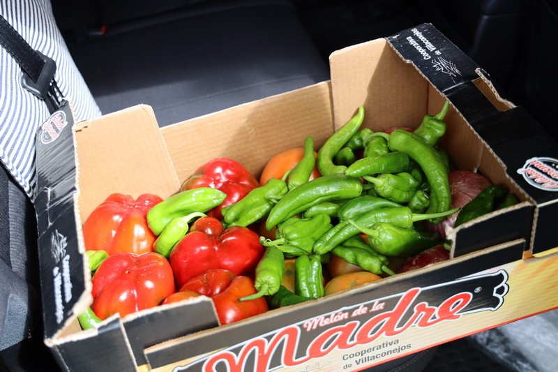 Tomates y pimientos de Isla
