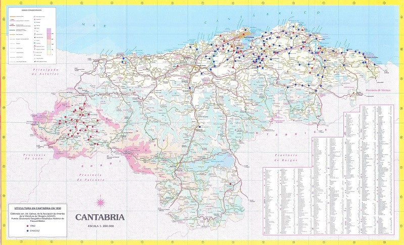 mapa viticultura isla arnuero