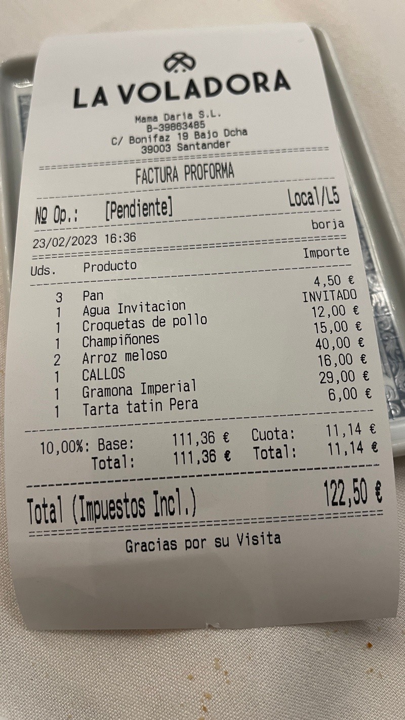 Restaurante la Voladora Santander